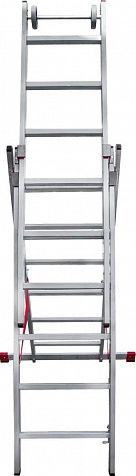 Индустриальная алюминиевая трехсекционная лестница NV5230 артикул 5230306
