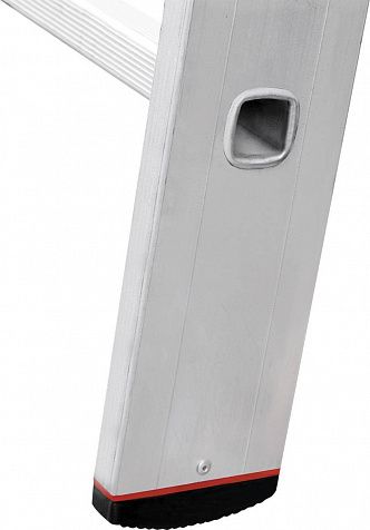Индустриальная алюминиевая трехсекционная тросовая лестница NV5250 артикул 5250314