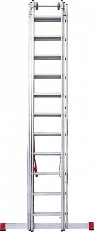 Индустриальная алюминиевая трехсекционная лестница NV5230 артикул 5230311