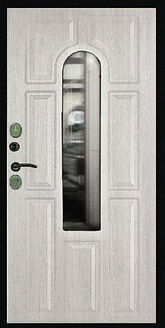 Дверь Кондор Лацио дуб мореный/белая