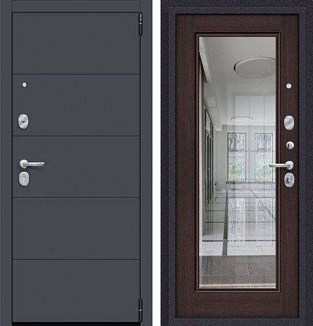 Дверь Браво Porta R-3 4П61 Graphite Pro