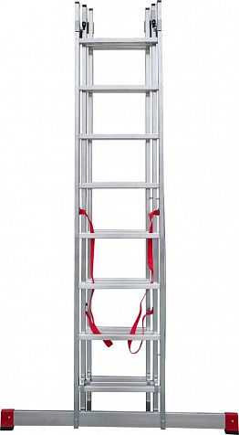 Профессиональная алюминиевая трёхсекционная лестница NV3230 артикул 3230308