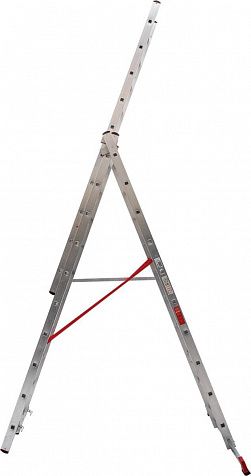 Профессиональная алюминиевая трёхсекционная лестница NV3230 артикул 3230310