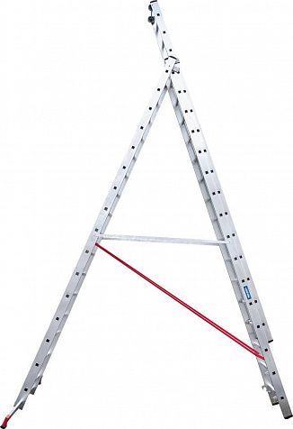 Индустриальная алюминиевая трехсекционная лестница NV5230 артикул 5230316