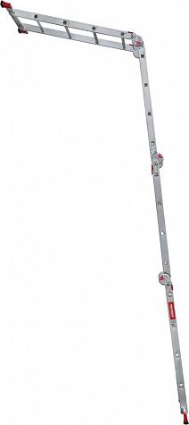Профессиональная алюминиевая лестница-трансформер, ширина 400 мм NV3320 артикул 3320404
