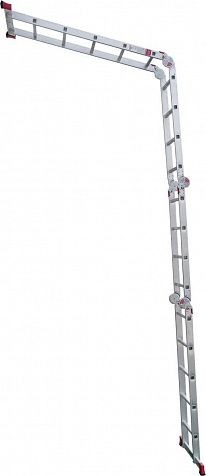 Профессиональная алюминиевая лестница-трансформер, ширина 400 мм NV3320 артикул 3320245