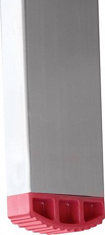 Профессиональная алюминиевая приставная лестница со ступенями 80 мм NV3170 артикул 3170107