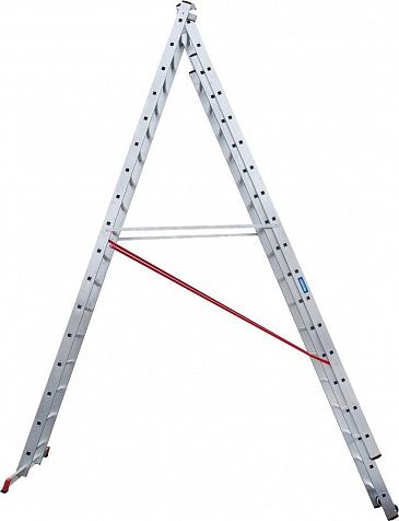 Индустриальная алюминиевая трехсекционная лестница NV5230 артикул 5230317