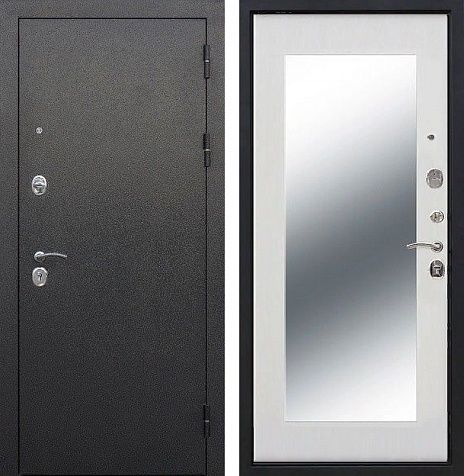 Дверь 10 см Толстяк Серебро зеркало макси
