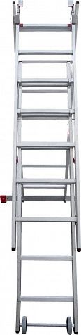 Индустриальная алюминиевая трехсекционная лестница NV5230 артикул 5230307